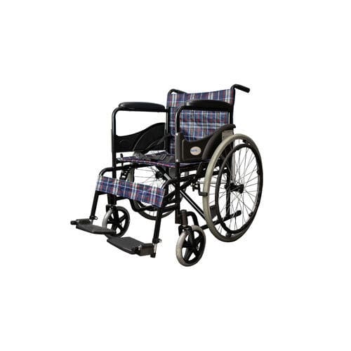 Manueller Rollstuhl - Delta A Healthcare - mit Fußstütze / zusammenklappbar / höhenverstellbar