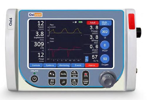 Elektronisches Beatmungsgerät - Delta A Healthcare - Transport / tragbar / mit Touchscreen