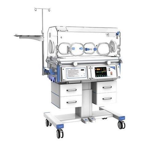 Inkubator für Neugeborene / für Transport - Delta A Healthcare - auf Rollen / Trendelenburg / Anti-Trendelenburg