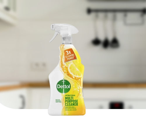 Flüssiges Reinigungsmittel - Citrus - Dettol - 500 mL / Wasserstoffperoxyd / Alkohol