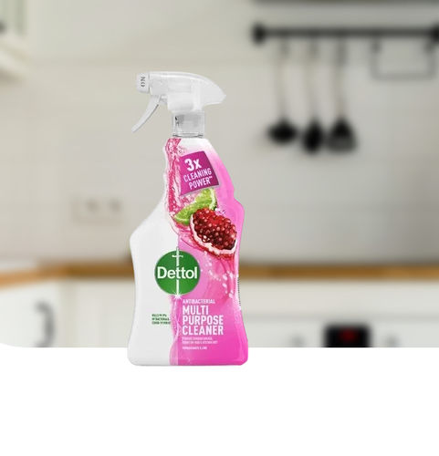 Flüssiges Reinigungsmittel - Pomegranate  - Dettol - 1000 mL / Wasserstoffperoxyd / Alkohol