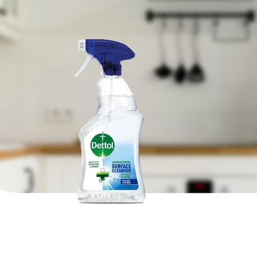 Flüssiges Reinigungsmittel - Dettol - 750 mL / Alkohol / auf Basis von Benzalkoniumchlorid