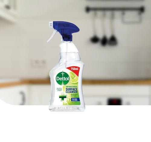 Flüssiges Reinigungsmittel - Lime & Mint - Dettol - 750 mL / Alkohol / auf Basis von Benzalkoniumchlorid