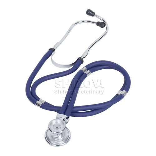 Stethoskop für Veterinärmedizin - VS-100 - Shinova Medical Co., Ltd - Doppelkopf / Edelstahl