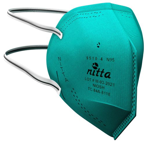 N95-Atemschutzmaske - 9510-4 - NITTA S A - Stoff / ohne Ventil / Halbgesicht