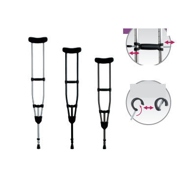 Achselgehstütze - CMS-80 series - Matsunaga Manufactory - Erwachsene
