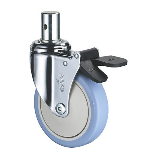 Polyurethanrad - 1M-C01-05D-100-271 - Zhongshan Xiangrong Caster Manufacturing Co.,Ltd - mit Bremse / schwenkbar