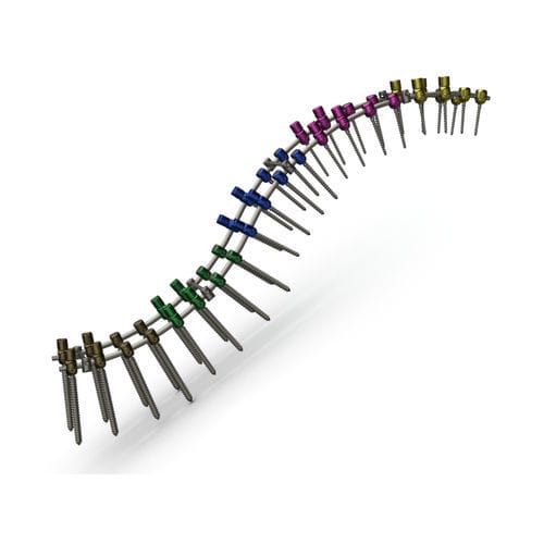 Thorako-lumbales Stabilisierungssystem für Osteosynthese - SSS4 series - TASARIMMED - dorsaler Zugang / für Erwachsene