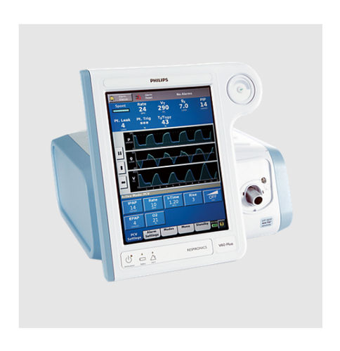 Beatmungsgerät für Kliniken - V60 Plus - Philips - elektronisch / Transport / CPAP