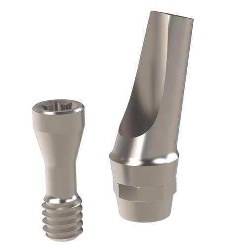 Implantat-Abutment / Titan - 22.235.48.000 - Heliocos GmbH - innerer Achtkant / gewinkelt / transgingival