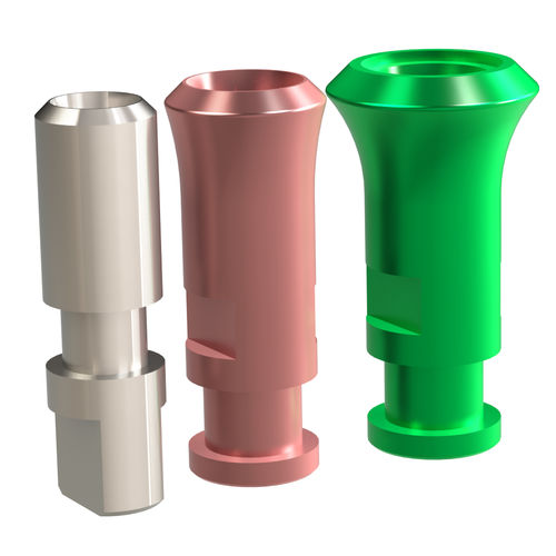 Analog für Dentalimplantat / Titan - Straumann®  - Heliocos GmbH - innerer Achtkant / gerade / transgingival