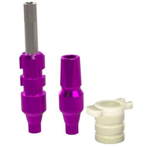 Titan-Transferabutment -  Tech® EV™ - Heliocos GmbH - mit Innenverbindung / gerade / Pick-Up - Transfer