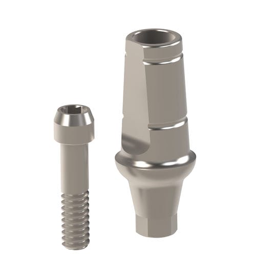 Implantat-Abutment / Titan - OsseoSpeed® TX - Heliocos GmbH - intern konisch / inneres Sechseck / gerade