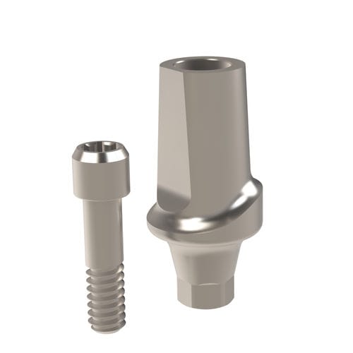 Implantat-Abutment / Titan - Biocare® - Heliocos GmbH - inneres Sechseck / gerade / zementiert