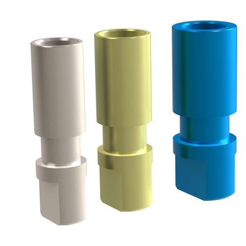 Analog für Dentalimplantat / Titan - 24.020.34.010 - Heliocos GmbH - inneres Sechseck / gerade