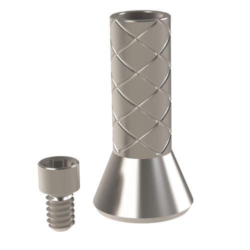 Implantat-Abutment / Titan - Heliocos GmbH - gerade / Multi-Unit
