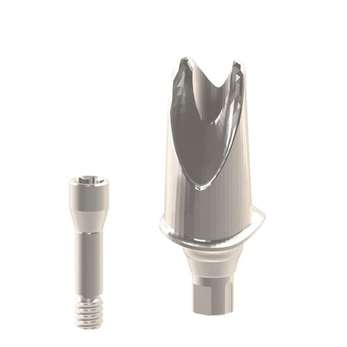 Implantat-Abutment / Titan - Individuell_SM-BL_NC - Heliocos GmbH - mit Innenverbindung / gerade / gewinkelt