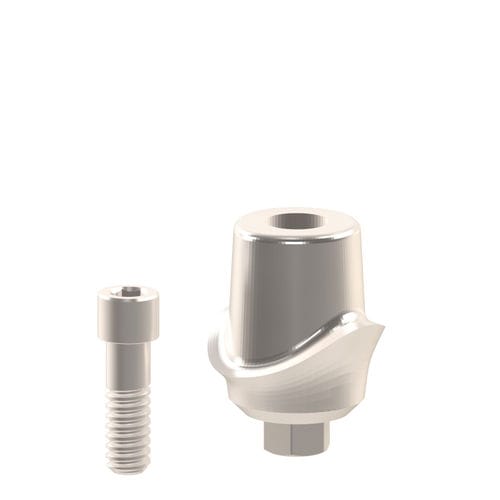 Implantat-Abutment / Titan -  Zimmer Dental® - Heliocos GmbH - mit Innenverbindung / inneres Sechseck / gerade