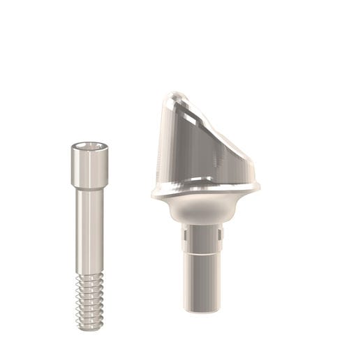 Implantat-Abutment / Titan - Individuell_CL-SR_3,3 - Heliocos GmbH - interner Dreipass / gerade / gewinkelt