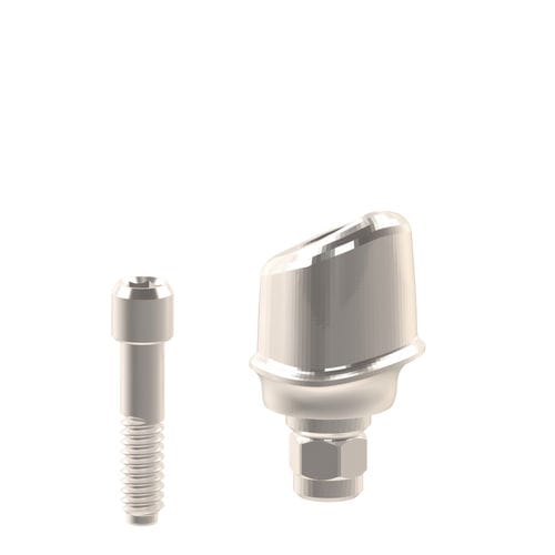 Implantat-Abutment / Titan - Individuell_FX_3,4 - Heliocos GmbH - inneres Sechseck / gerade / gewinkelt