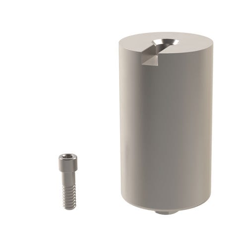 Implantat-Abutment / Titan - 25.005.11.000_m - Heliocos GmbH - mit Innenverbindung / sechseckig / gerade