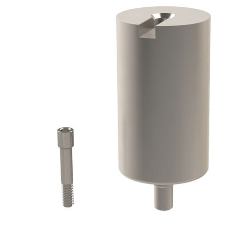 Implantat-Abutment / Titan - 25.065.11.000 - Heliocos GmbH - mit Innenverbindung / interner Dreipass / gerade