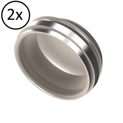 Implantat-Abutment / Titan - 141CTP-HE - Heliocos GmbH - mit Innenverbindung / gerade / Locator®