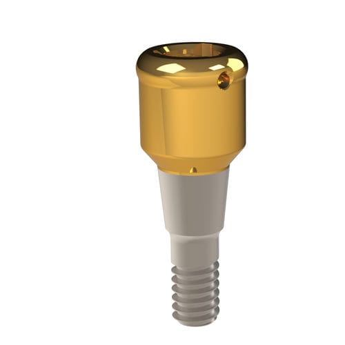 Implantat-Abutment / Titan - 26.244.37.010 - Heliocos GmbH - mit Innenverbindung / gerade / Locator®