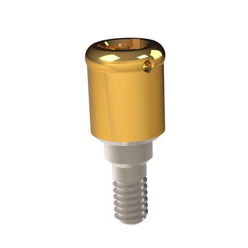 Implantat-Abutment / Titan - 26.251.35.010_m - Heliocos GmbH - mit Innenverbindung / gerade / Locator®