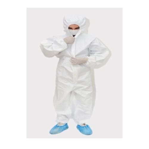 Unisex-Schutzanzug - Health Production Products - Einweg / Vlies / weiß