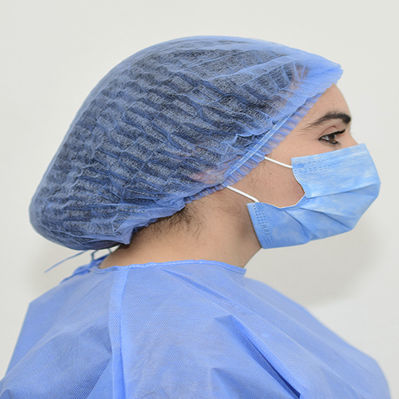 Gebauschte OP-Mütze - Health Production Products - aus Polypropylen / Vlies