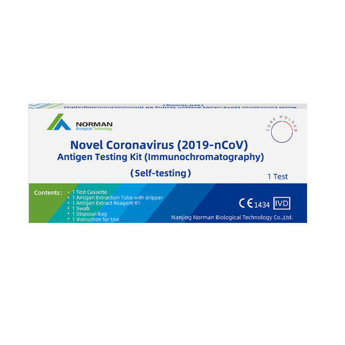 COVID-19-Schnelltest - NRM-FT-154 series - Nanjing Norman Biological - Antigene / SARS-COV-2 / Speichel