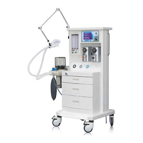 Anästhesiearbeitsplatz für Kinder - Nanjing Norman Biological - Rollenstativ / Atmungsmonitoring / mit Ventilator