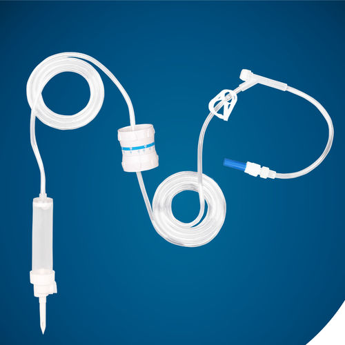 Infusionsset mit Tropfkammer - KS-IV301 - Kapsam - mit Y-Verbinder / mit Wärmetauscher