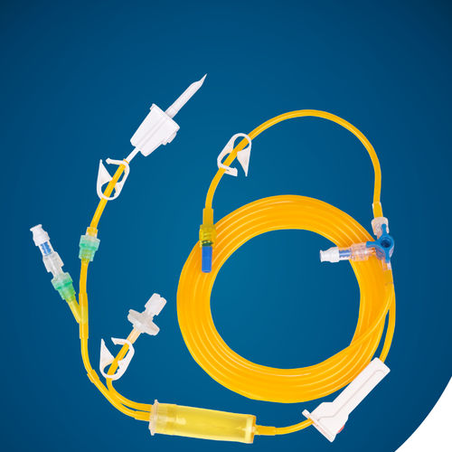 Infusionsset für Chemotherapie - KS-IV104 - Kapsam - mit Y-Verbinder / mit Lichtschutz / mit Absperrhahn