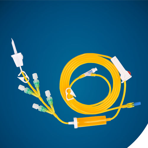 Infusionsset für Chemotherapie - KS-IV401 - Kapsam - mit Y-Verbinder / mit Lichtschutz / mit Absperrhahn