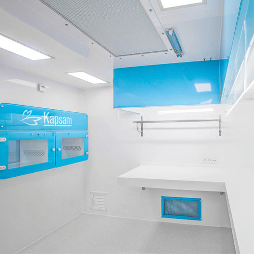 Medizinischer reinraum - Kapsam - für pharmazeutische Labore / modular / ISO Klasse 7