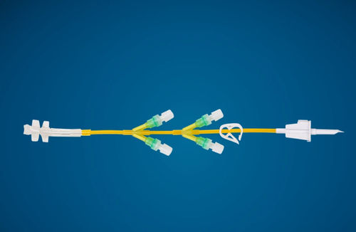 Infusionsset für Chemotherapie - KS-IV403A-PF - Kapsam - mit Y-Verbinder / mit Lichtschutz / mit hämostatischem Ventil