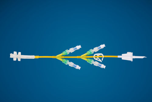 Infusionsset für Chemotherapie - KS-IV401A-PF - Kapsam - mit Y-Verbinder / mit Lichtschutz / mit hämostatischem Ventil