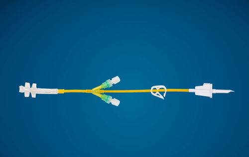 Infusionsset für Chemotherapie - KS-IV203A - Kapsam - mit Y-Verbinder / mit Lichtschutz / mit hämostatischem Ventil