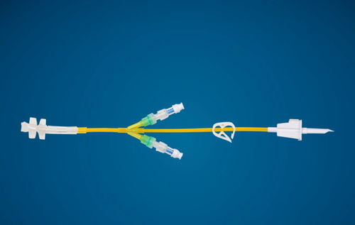 Infusionsset für Chemotherapie - KS-IV201A - Kapsam - mit Y-Verbinder / mit Lichtschutz / mit hämostatischem Ventil