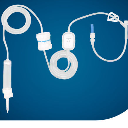 Infusionsset mit Tropfkammer - KS-IV303-PF-12 - Kapsam - mit Y-Verbinder / mit Wärmetauscher