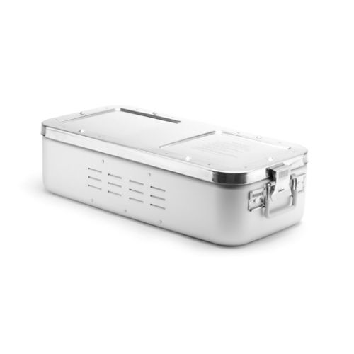 Sterilisationscontainer für Instrumente - 208 series - C.B.M. - anodisiertes Aluminium / nicht perforiert