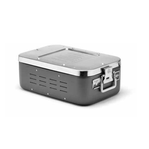 Sterilisationscontainer für Instrumente - 407 series - C.B.M. - anodisiertes Aluminium / nicht perforiert