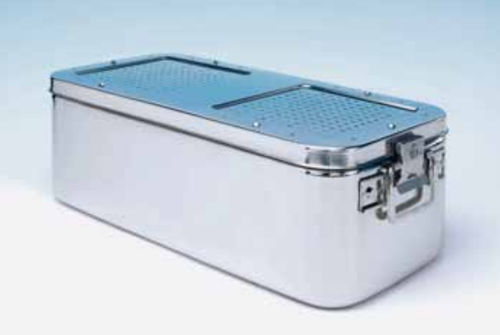 Sterilisationscontainer für Instrumente - 200 series - C.B.M. - Edelstahl / perforiert