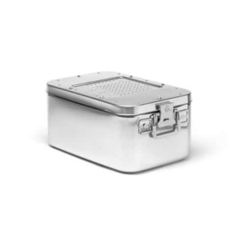 Sterilisationscontainer für Instrumente - 400 series - C.B.M. - Edelstahl / perforiert