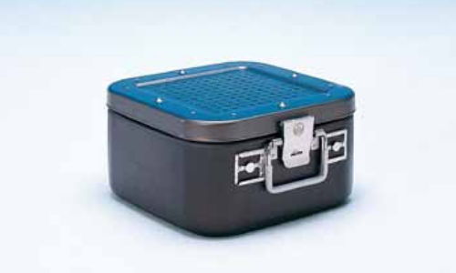 Sterilisationscontainer für Instrumente - 3004 - C.B.M. - anodisiertes Aluminium / perforiert