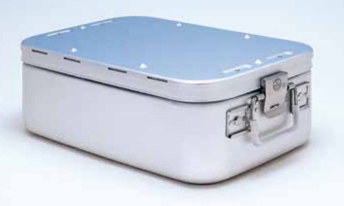 Sterilisationscontainer für Instrumente - 409 series - C.B.M. - anodisiertes Aluminium / nicht perforiert