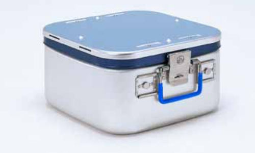 Sterilisationscontainer für Instrumente - 2094 - C.B.M. - anodisiertes Aluminium / nicht perforiert