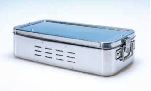 Sterilisationscontainer für Instrumente - 206 series - C.B.M. - Edelstahl / nicht perforiert